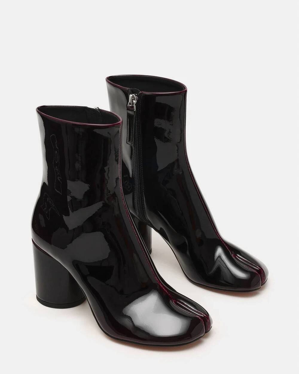 NEW STEVE MADDEN women's caro boot in wine patent